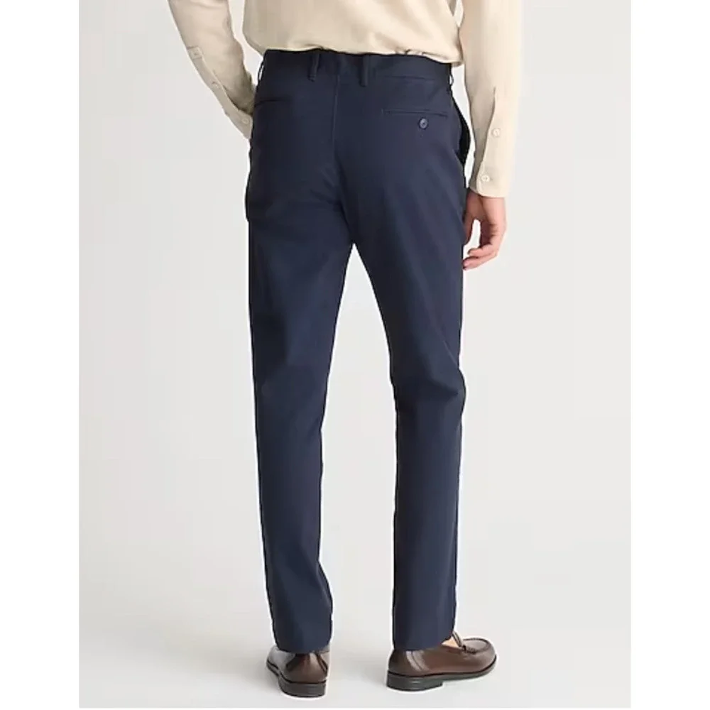 J Crew Mens 1040 Athletic Taper Stretch Chinos 36 x 32 NWT Pants Navy Blue AV209